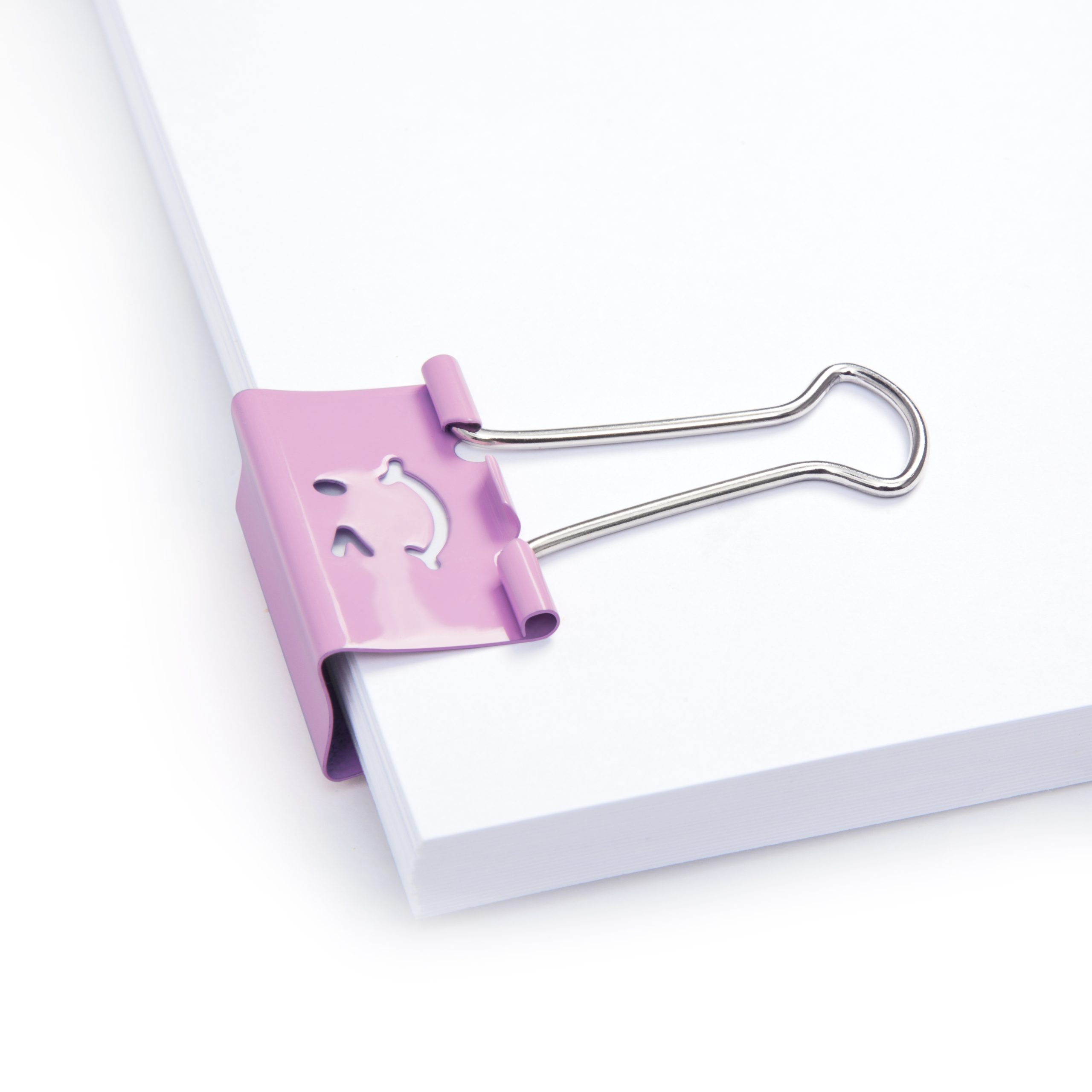 19mm Assorted Faces Foldback Clips - Candy Pink - Pack of 20 - immagine 4