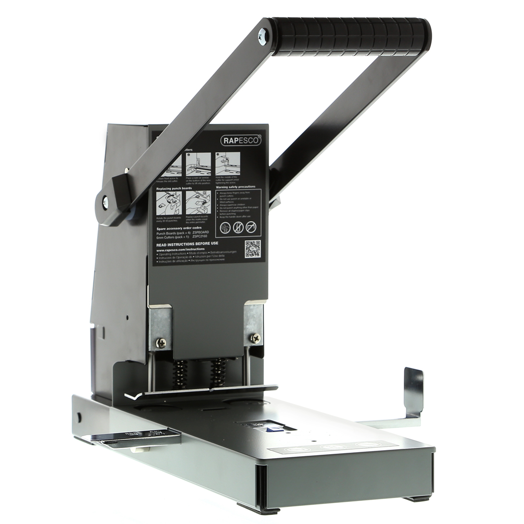 2160 Heavy Duty 2-Hole Punch - 300 Sheets - Black - immagine 4