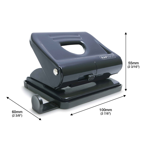 810 2-Hole Metal Punch - Black - immagine 2