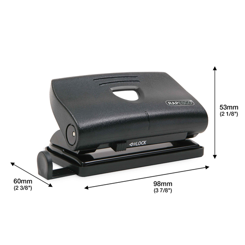 810-P 2-Hole Punch - Black - immagine 2