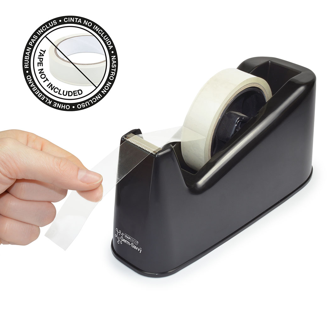 Germ-Savvy® Antibacterial 500 Heavy Duty Tape Dispenser - Black - immagine 4