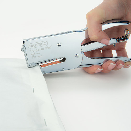 Porpoise ONE Stapling Plier & 1000 Staples 24/8mm and Storage Bag – Chrome - immagine 5