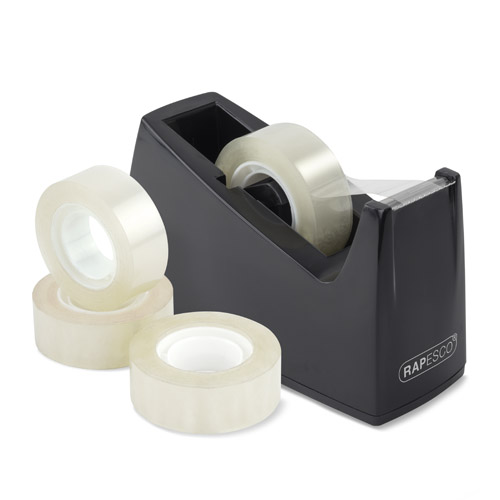 Business Pack: 10 Strong Adhesive Tape Rolls 19 mm x 33 m - Clear - immagine 5