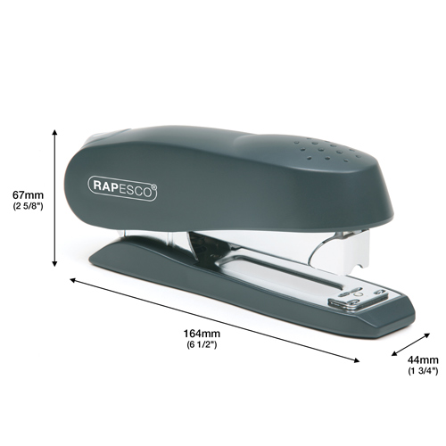 Luna Half Strip Front Loading Stapler - Charcoal - immagine 4