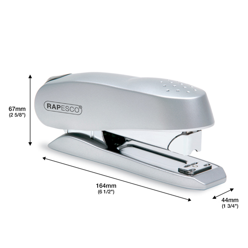 Luna Half Strip Front Loading Stapler - Silver - immagine 3