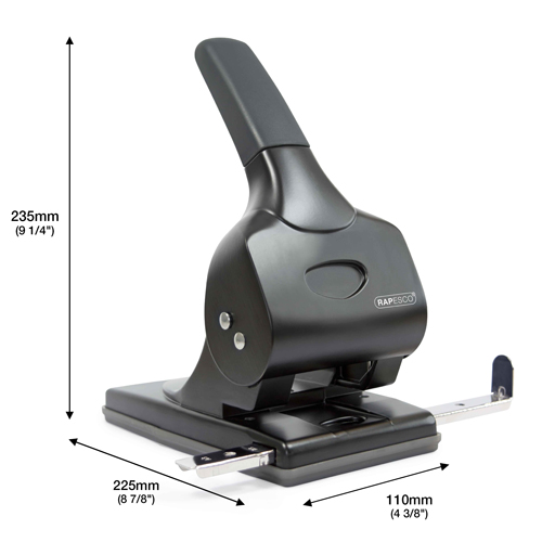 ALU 65 Metal 2-Hole Punch - Black - immagine 5