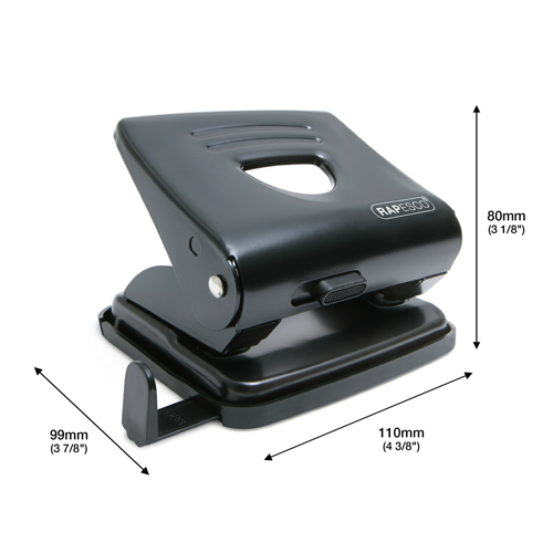 825 2-Hole Metal Punch - Black - immagine 5