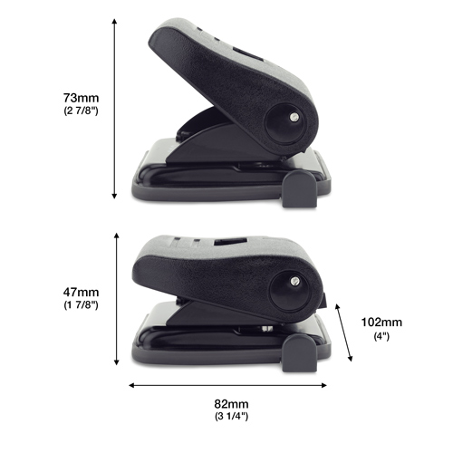 ECO 2-Hole Punch - Black - immagine 5
