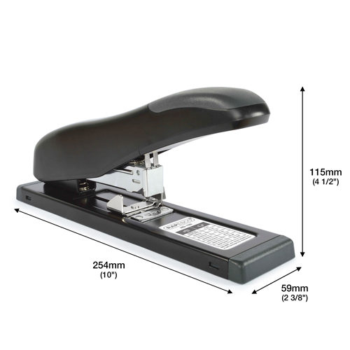 Germ-Savvy® Antibacterial ECO HD-100 Heavy Duty Stapler - Black - immagine 6