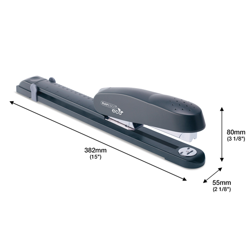 790 Front Loading Long Arm Stapler & 10000 26/8 mm Staples - Charcoal - immagine 4