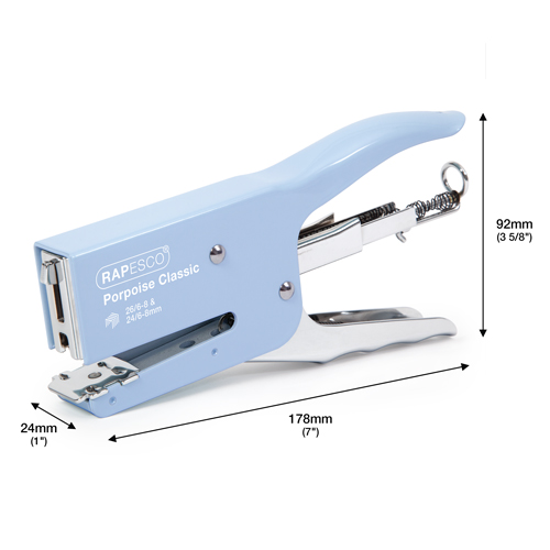 Porpoise Plier & 10000 26/8mm Staples - Powder Blue - immagine 2