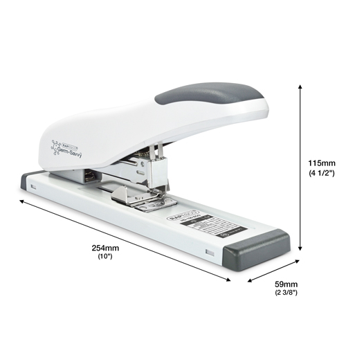 Germ-Savvy® Antibacterial ECO HD-100 Heavy Duty Stapler - Soft White - immagine 6