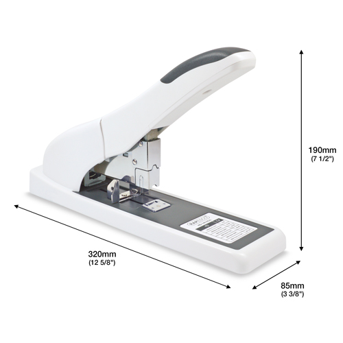 ECO HD-140 Heavy Duty Stapler - Soft White - immagine 2