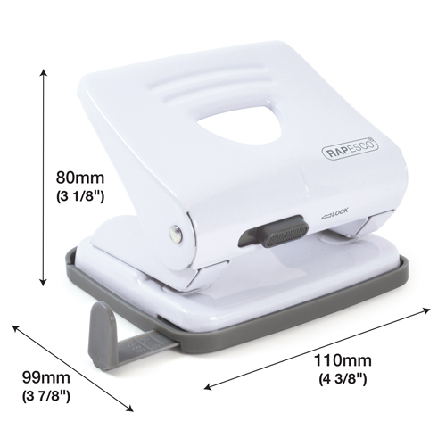 825 2-Hole Metal Punch - White - immagine 3