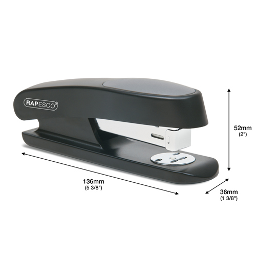 Germ-Savvy® Antibacterial Sting Ray Stapler with R4 Staple Remover & 5000 26/6mm Staples  – Black - immagine 6
