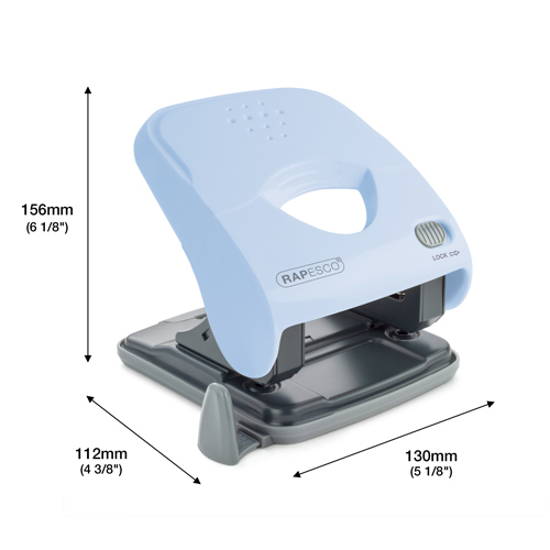 X5-40ps Less Effort 2 Hole-Punch - Powder Blue - immagine 3