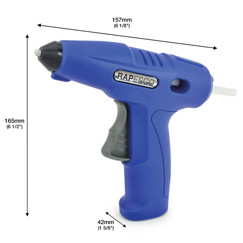 G4-7 USB Cordless Electric Hot Melt Glue Gun - Blue - immagine 5