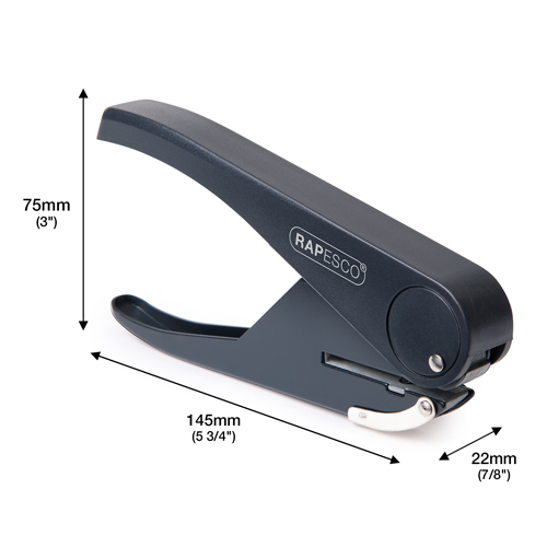 Sole Single Hole Punch - Black - immagine 3